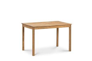 Coxmoor Oak Rectangular Table and 4 Hastings Chairs