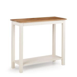 Coxmoor 90cm Console Table - Ivory & Oak
