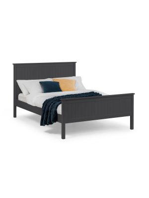 Maine 90cm Single Bed - Anthracite