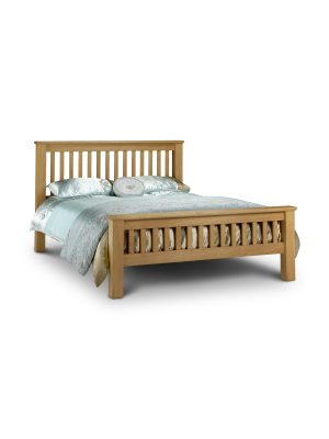 Amsterdam Oak High Footend 135cm Double Bed