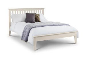 Salerno 150cm King Bed - Ivory