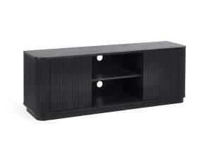 Louis Fluted Tv Unit - Black