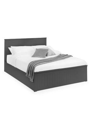 Maine Ottoman Storage 135cm Double Bed - Anthracite