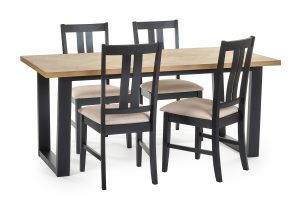 Hilton Dining Table and 4 Hilton Dining Chairs