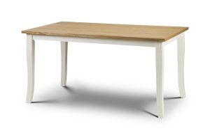 Davenport Oak/White Dining Table
