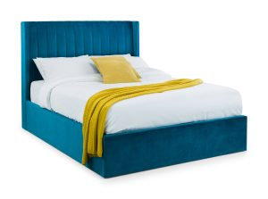 Langham Ottoman Storage 180cm Superking Bed - Teal