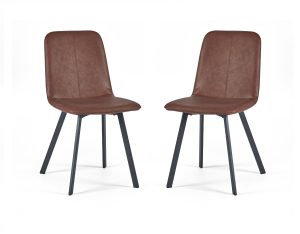 Set Of 2 Goya Chairs Antique Brown