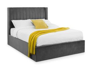 Langham Ottoman Storage 180cm Superking Bed - Grey
