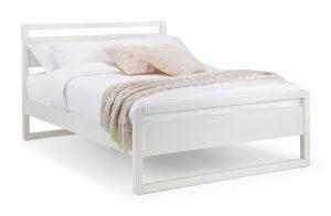 Venice 135cm Double Bed - Surf White