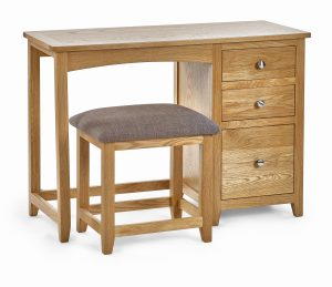 Mallory Single Dressing Table and Stool