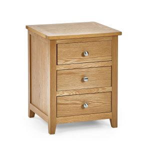 Mallory 3 Drawer Bedside