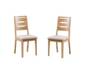Set Of 2 Dalston Round Bar Stools