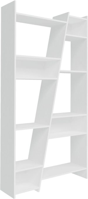 NAPLES TALL BOOKCASE WHITE 300 306 040 7 scaled 1