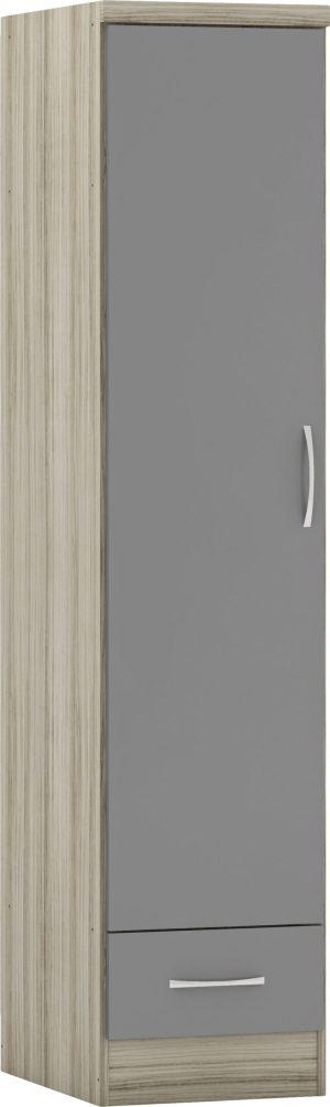 Nevada 1 Door 1 Drawer Wardrobe