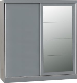 NEVADA 2 DOOR SLIDER WARDROBE GREY GLOSS 2022 100 101 167 01 scaled 1
