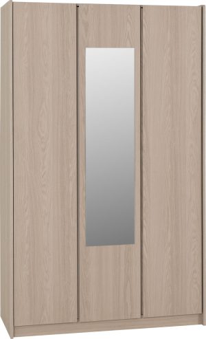 PARIS 3 DOOR MIRRORED WARDROBE SMOKED ASH EFFECT 2024 100 101 213 01 scaled 1