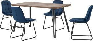 QUEBEC WAVE LUKAS DINING SET MEDIUM OAK EFFECTSAPPHIRE BLUE VELVET 2021 400 401 237 scaled 1