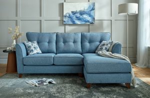 Eclipse Fabric Lounger Corner Sofa