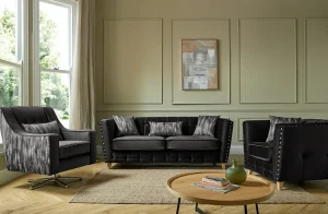 Infinity main 3+1+Accent chair daytona coal