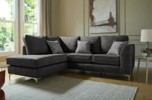 Mayfair main 2 corner chaise daytona coal
