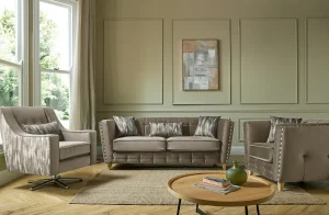 Infinity main 3+1+Accent chair palladium beige